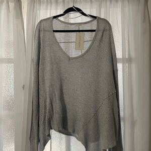 Women’s Gray Thermal Long Sleeve